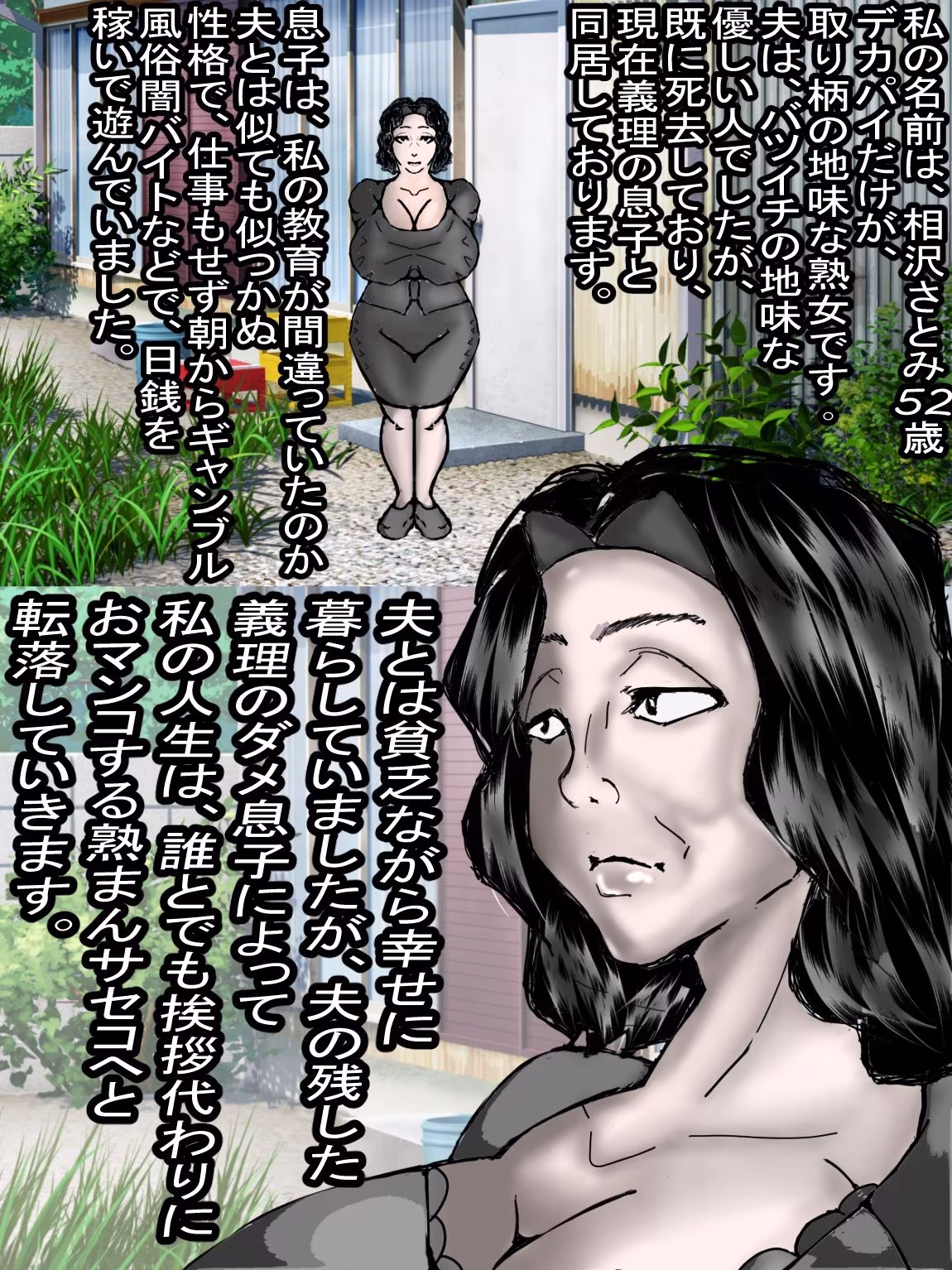 オナホ代わりに使われる貧乏母ちゃんの末路・・・