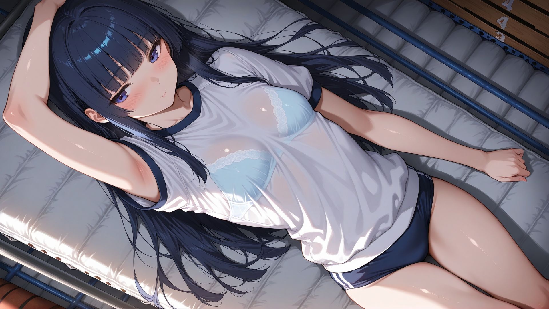 ブルマ日和。― 姫カット編:ブラ透け ―