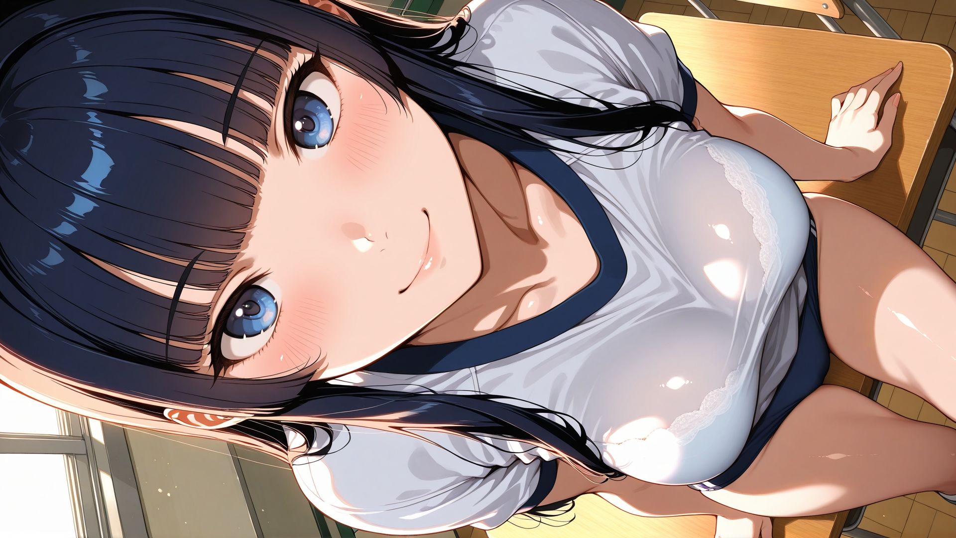 ブルマ日和。― 姫カット編:ブラ透け ―