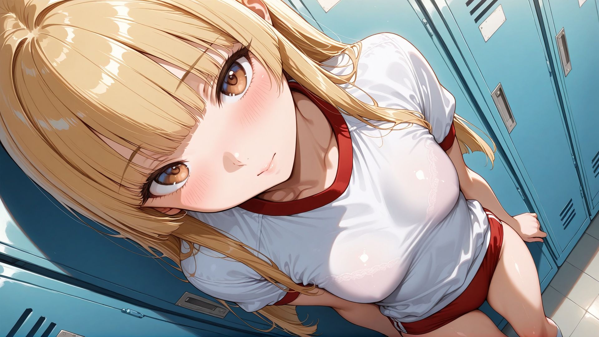 ブルマ日和。― 姫カット編:ブラ透け ―