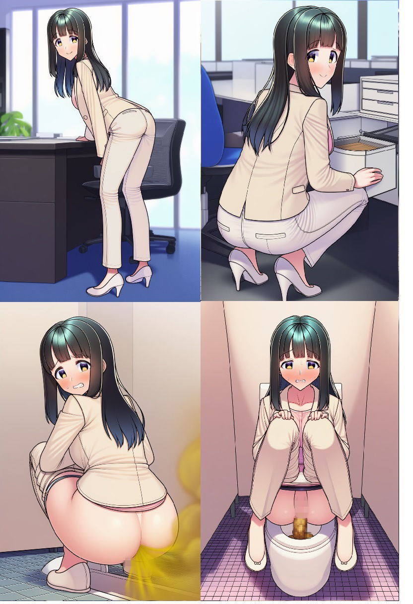会社員女性達のオナラ・排便シチュエーション