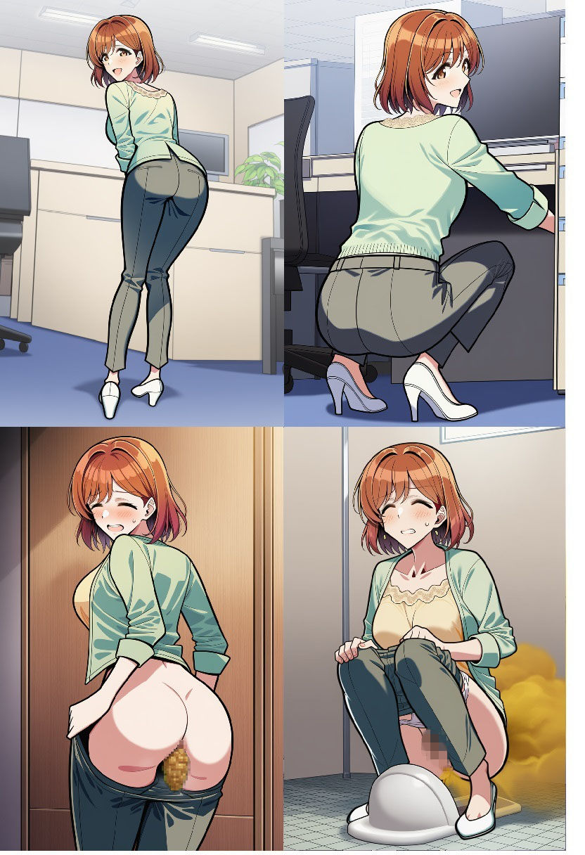 会社員女性達のオナラ・排便シチュエーション