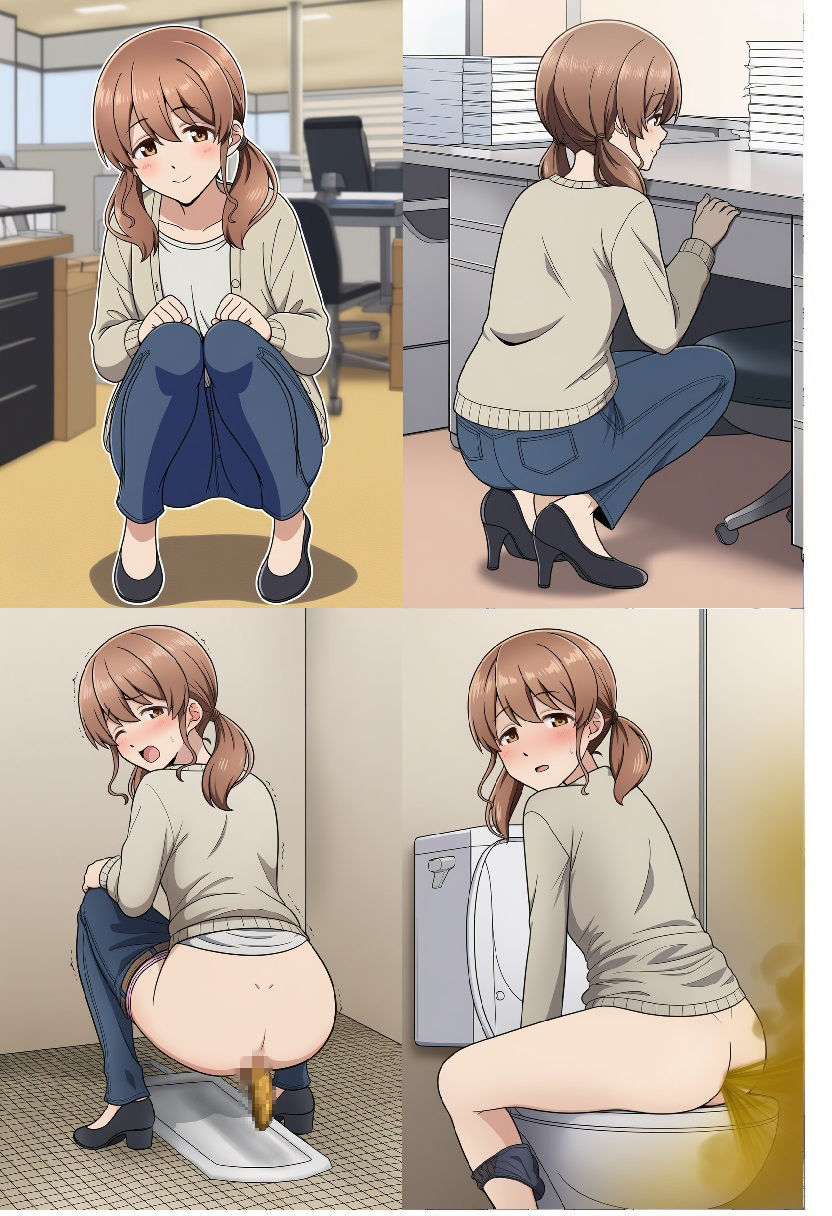 会社員女性達のオナラ・排便シチュエーション