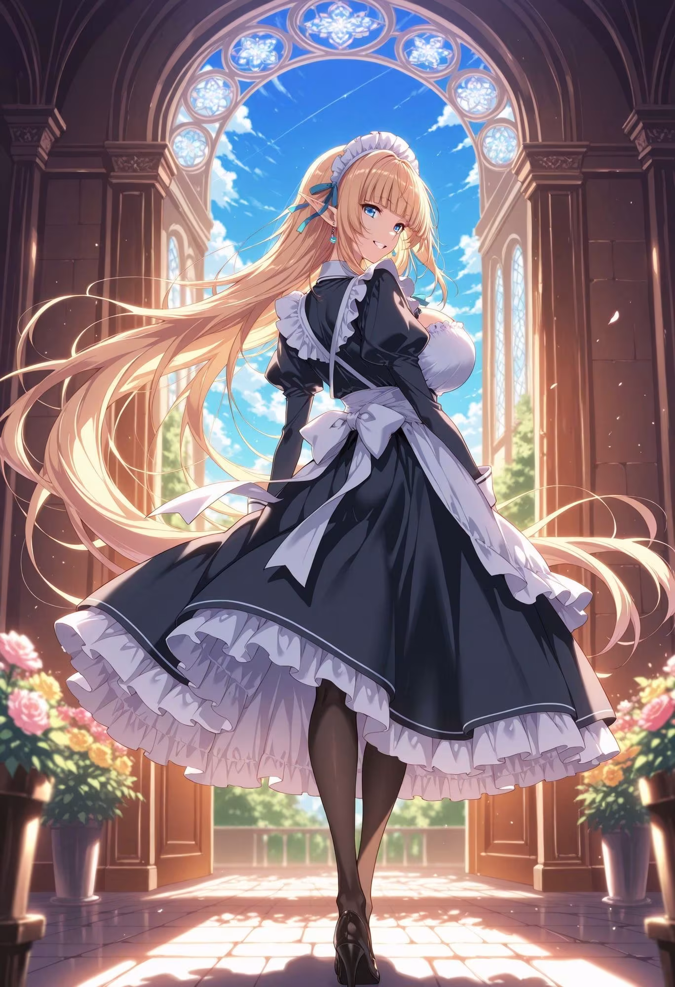 エルフのメイドさんの誘惑6