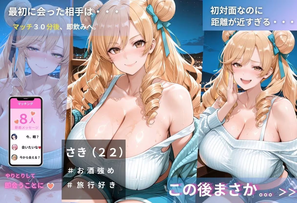 マッチングで会った女、全員即ホテル説