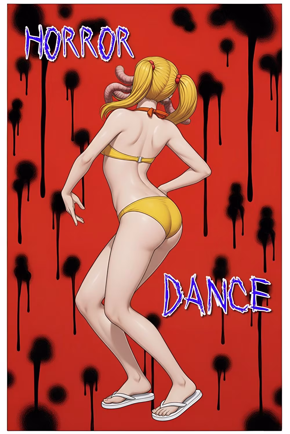 海辺のホラー -キモイ蟲が口の中に！-