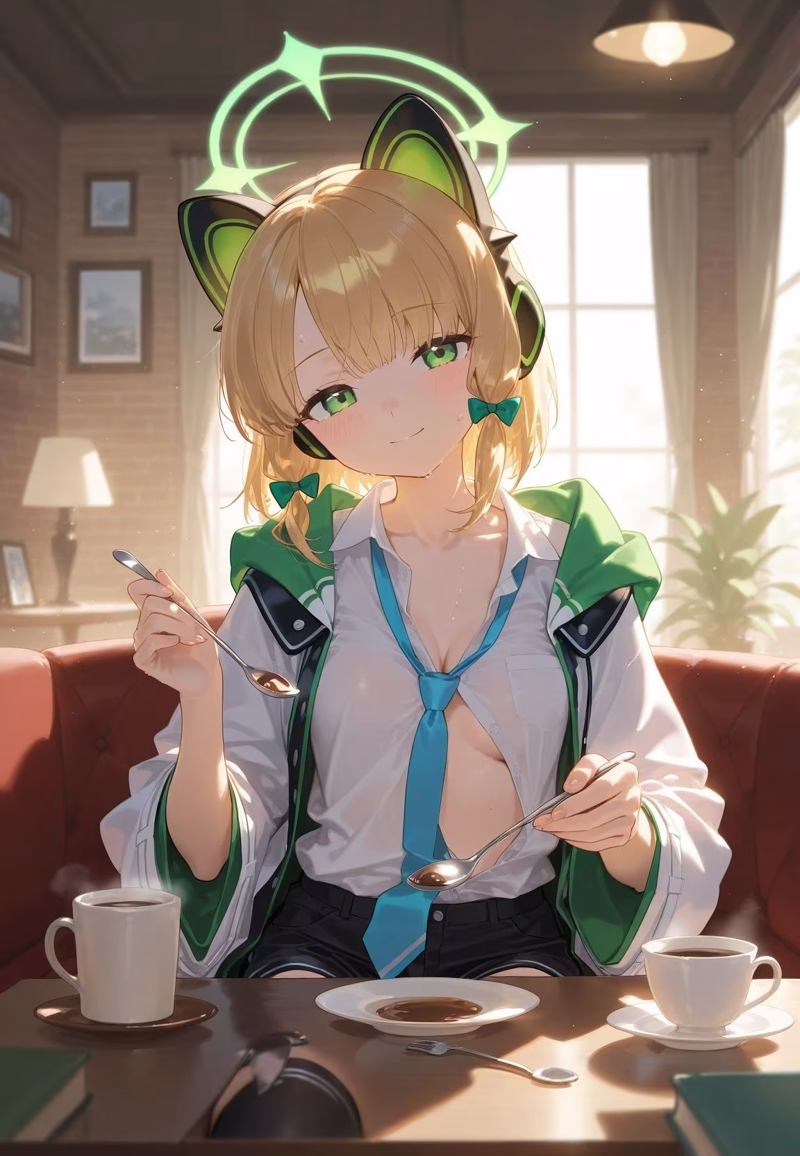 声かけられてお茶しただけなのに・・・簡単にお持ち帰りされて種付け調教されちゃう件www ブ〇ーアーカイブ 3