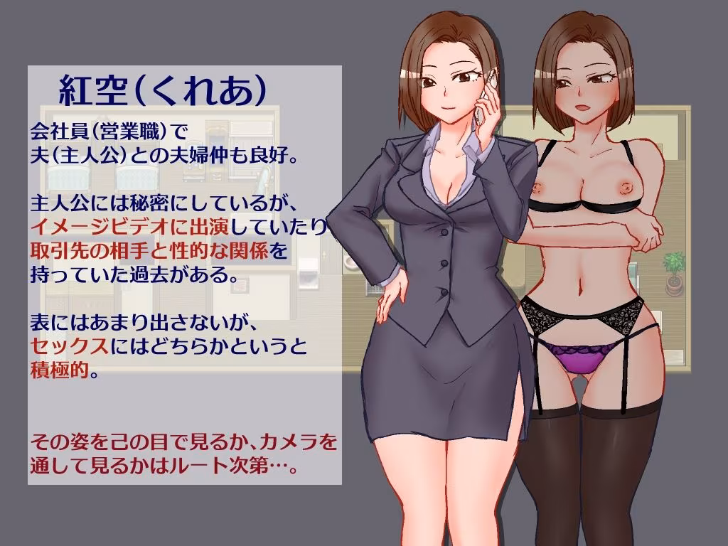 出張 帰宅 妻 カメラ