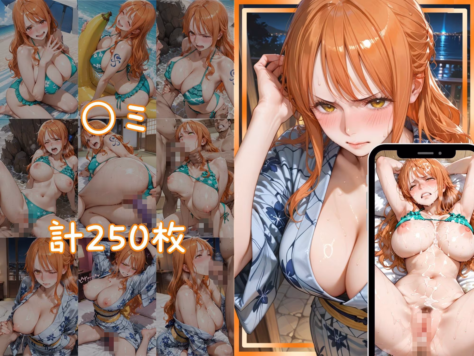 メス堕ちヒロイン  〜 ハン●ック＆●ミ 夏の海編 〜
