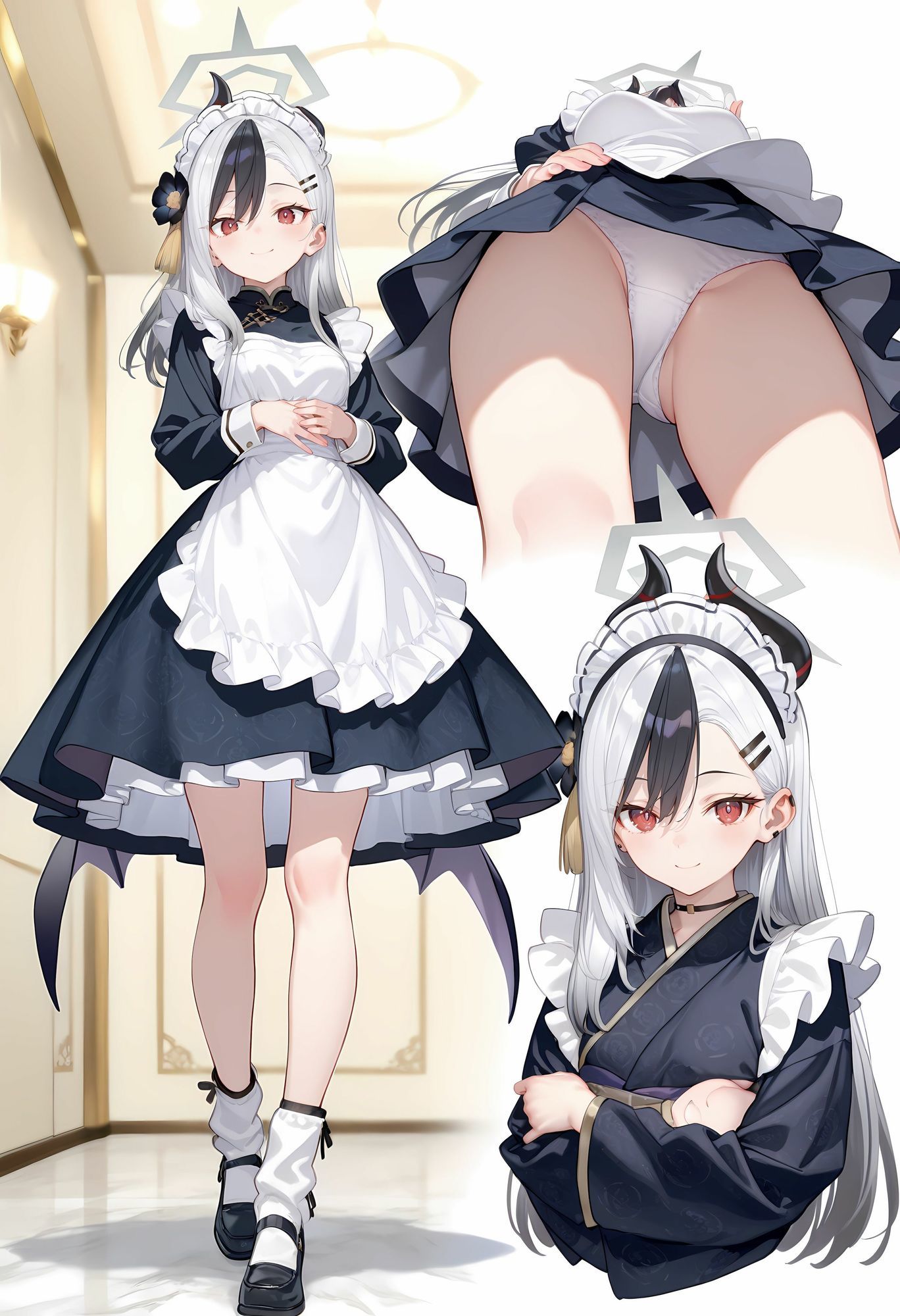 ブルアカCG集5-マルチアングル500枚（ノーマル・下着・メイド・着物・胸チラ）