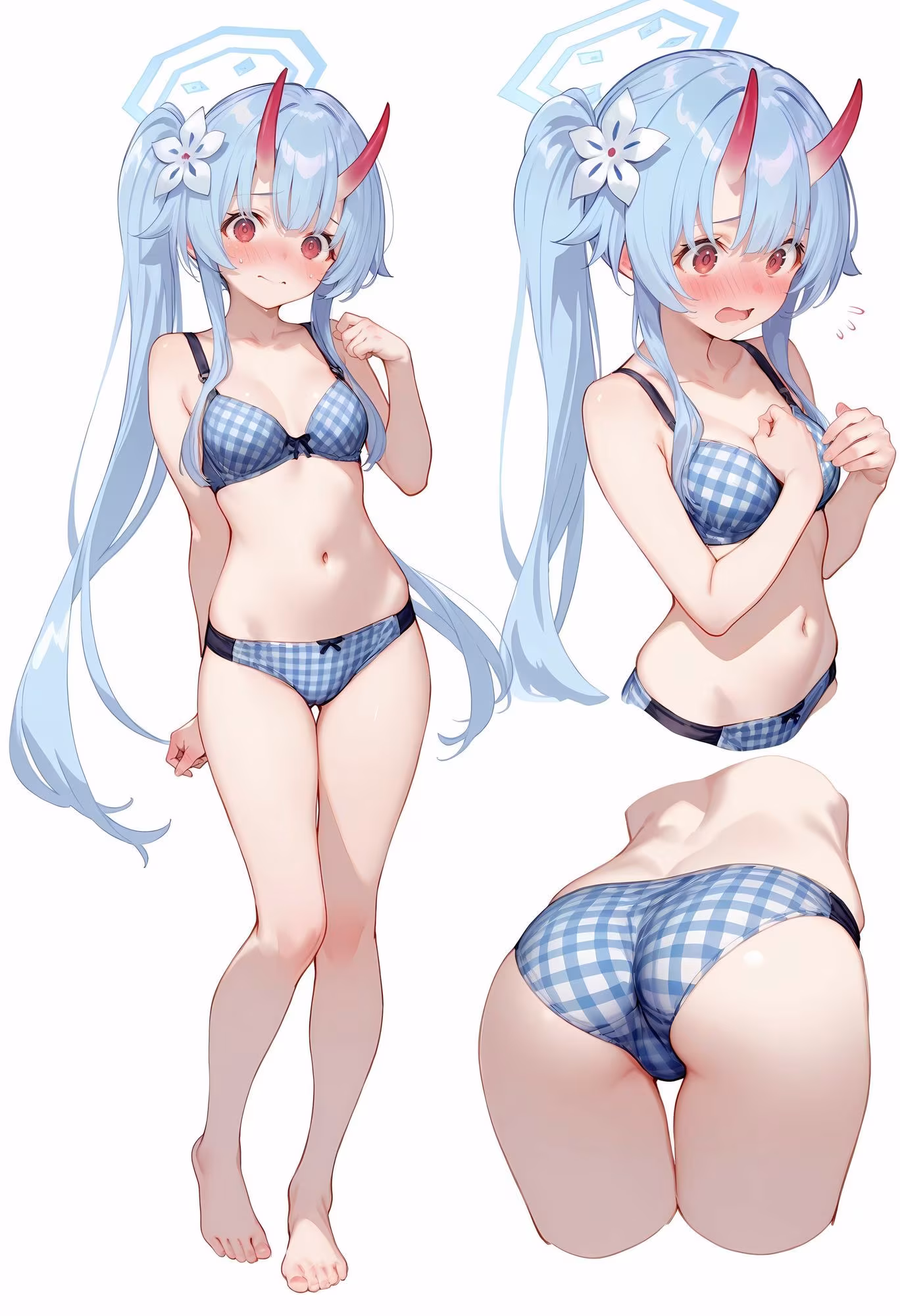 ブルアカCG集5-マルチアングル500枚（ノーマル・下着・メイド・着物・胸チラ）