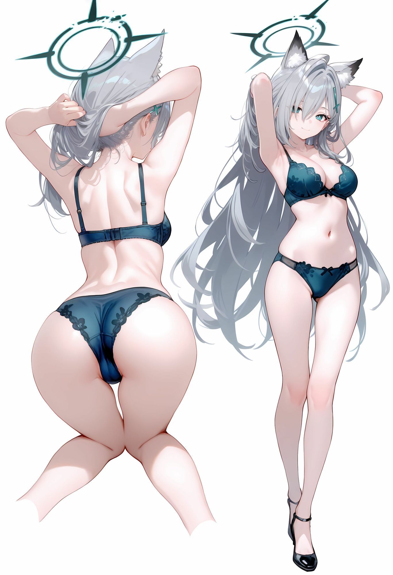 ブルアカCG集5-マルチアングル500枚（ノーマル・下着・メイド・着物・胸チラ）