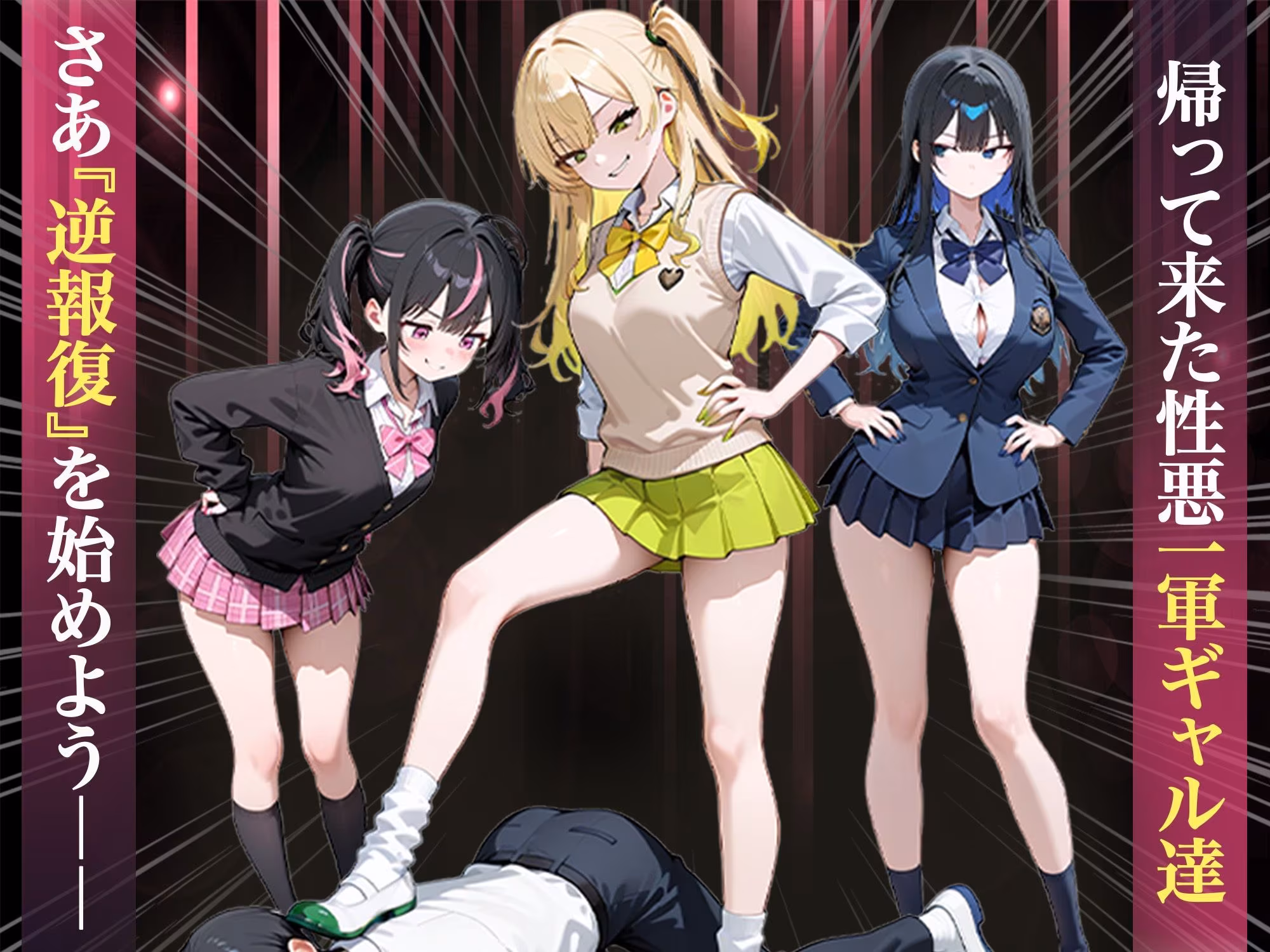 いじめられていた陰キャのボクが1軍ギャル達に中出し報復する話 〜メス堕ちリバース