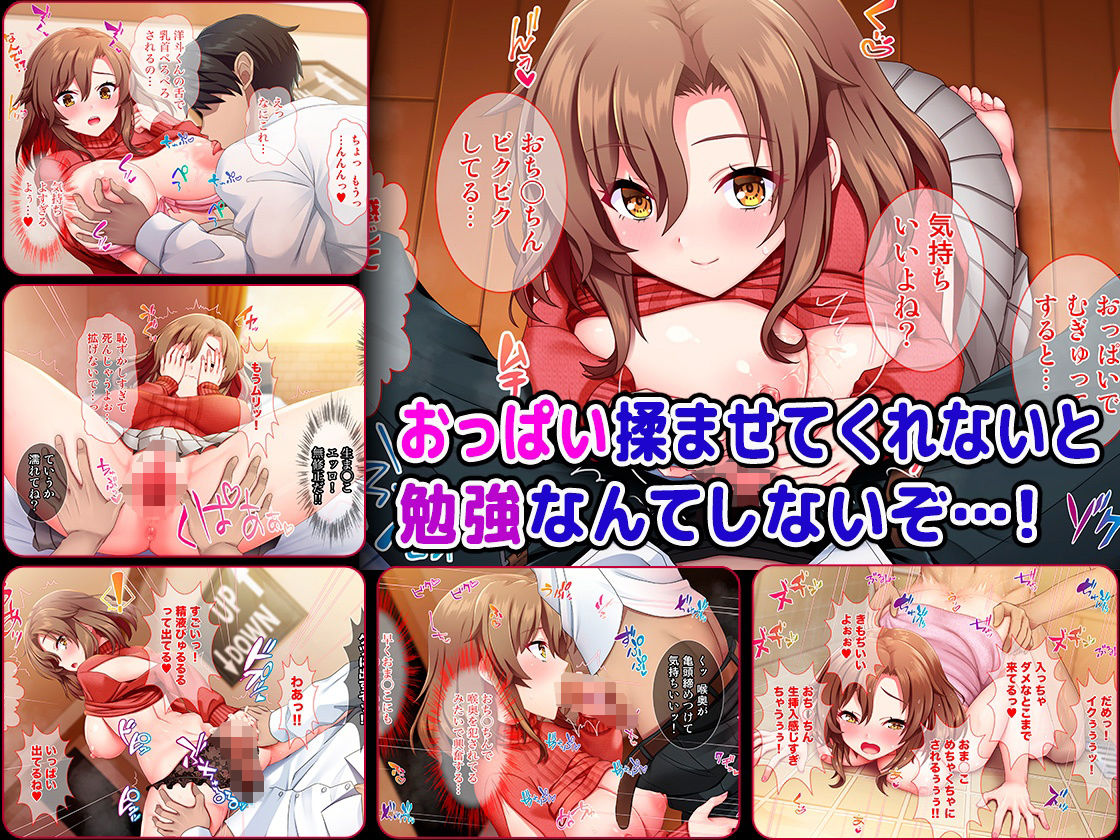 押しに弱い家庭教師のお姉さんにおっぱい揉ませろとゴネてみた