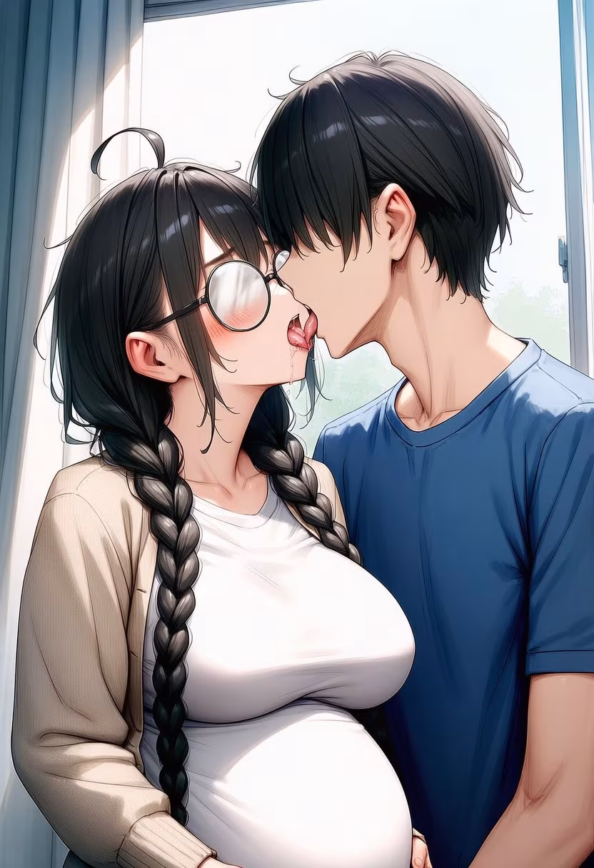 ムチムチメガネとsexして妊娠させて出産させてを2回