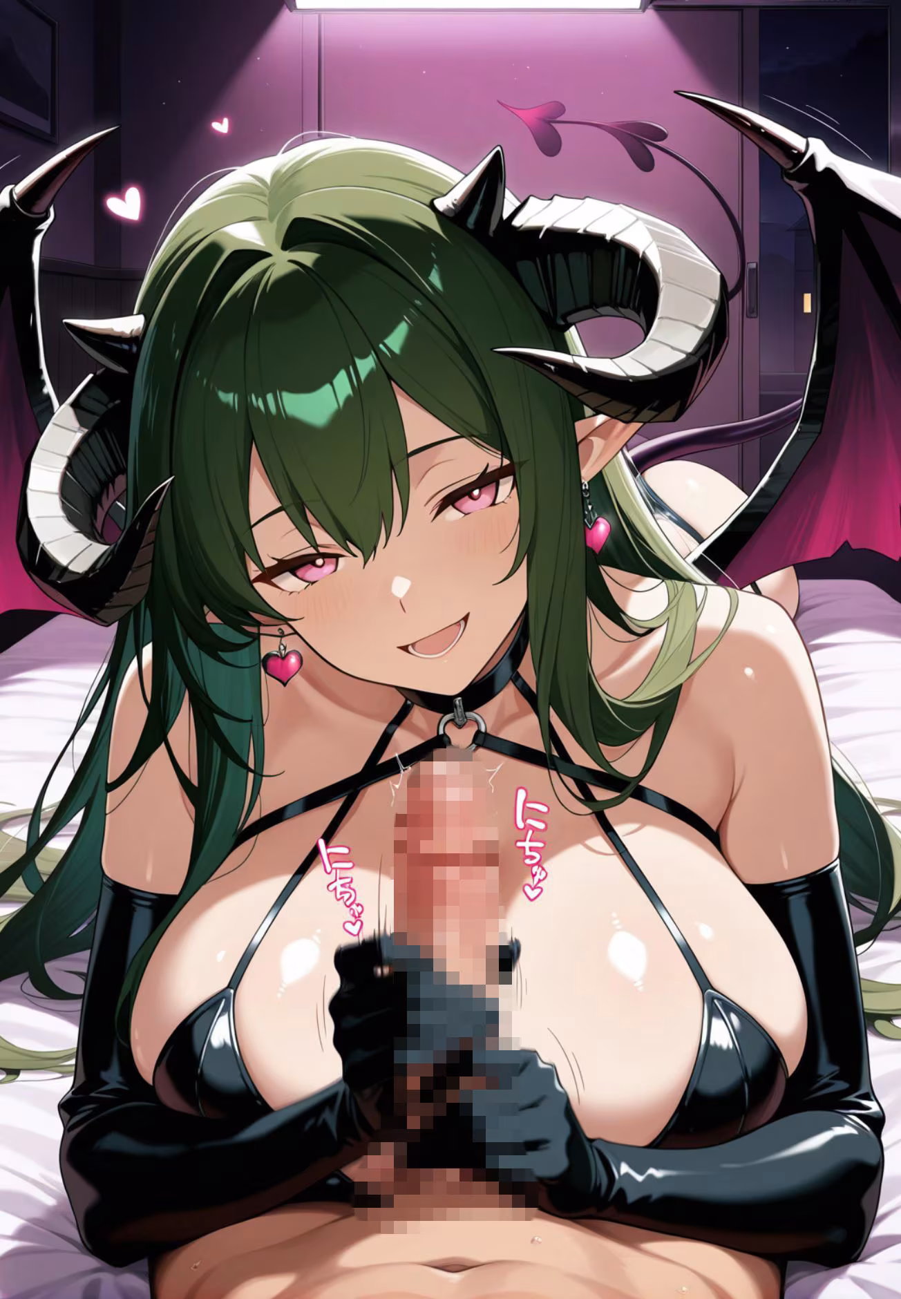 飢えた淫魔の搾精交尾