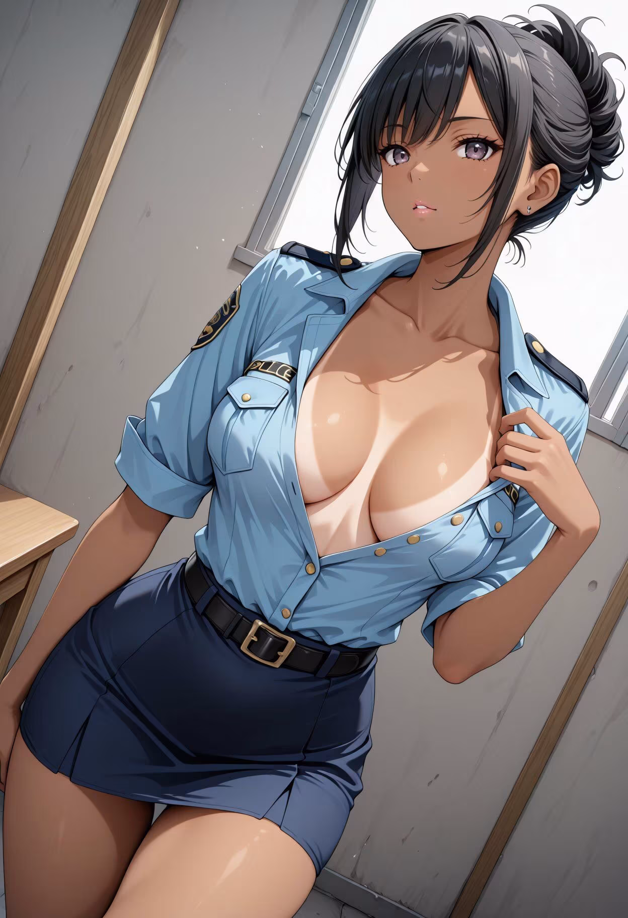 女警察官が特殊訓練を受けることになった  徳島恵子