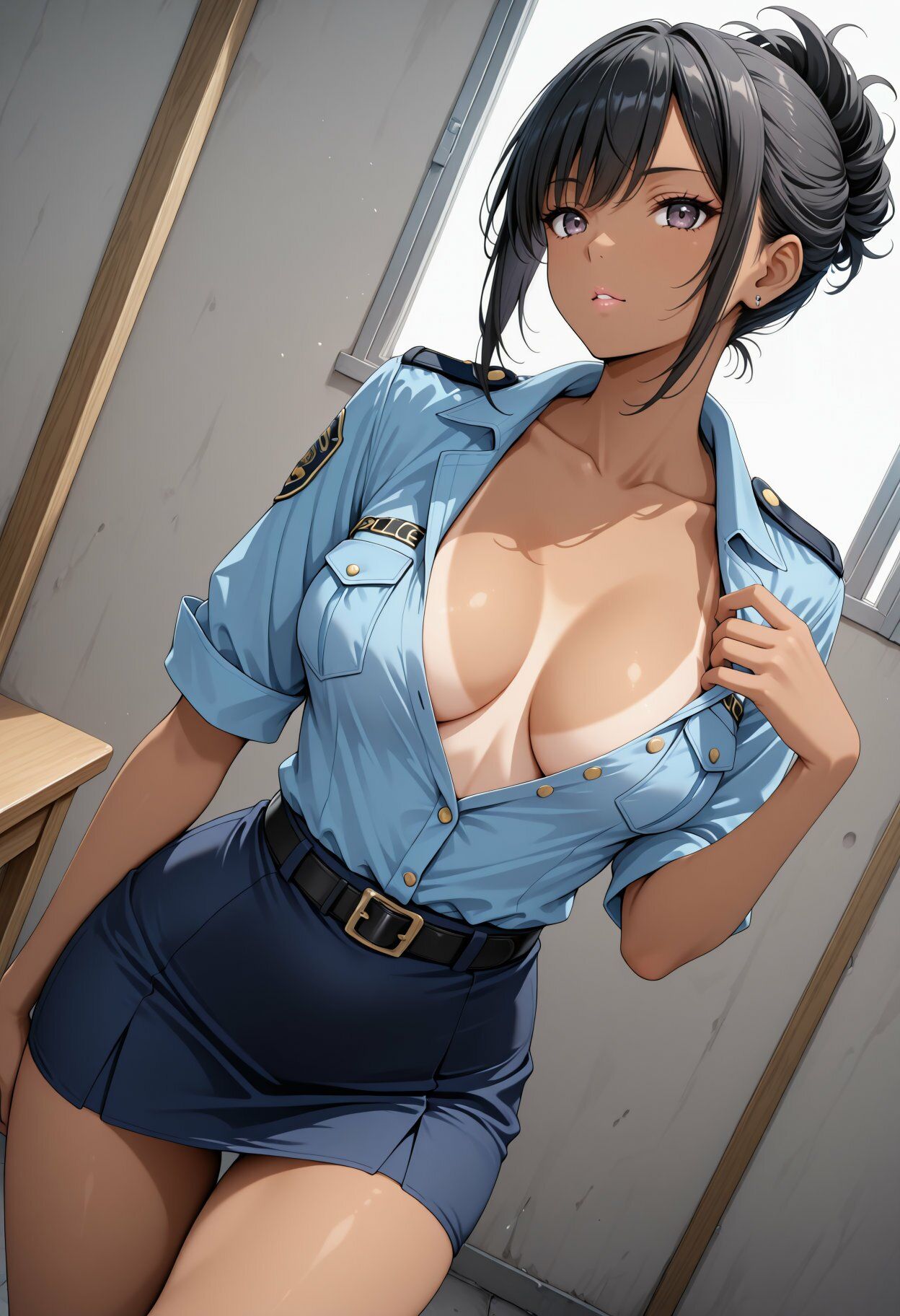 女警察官が特殊訓練を受けることになった  徳島恵子