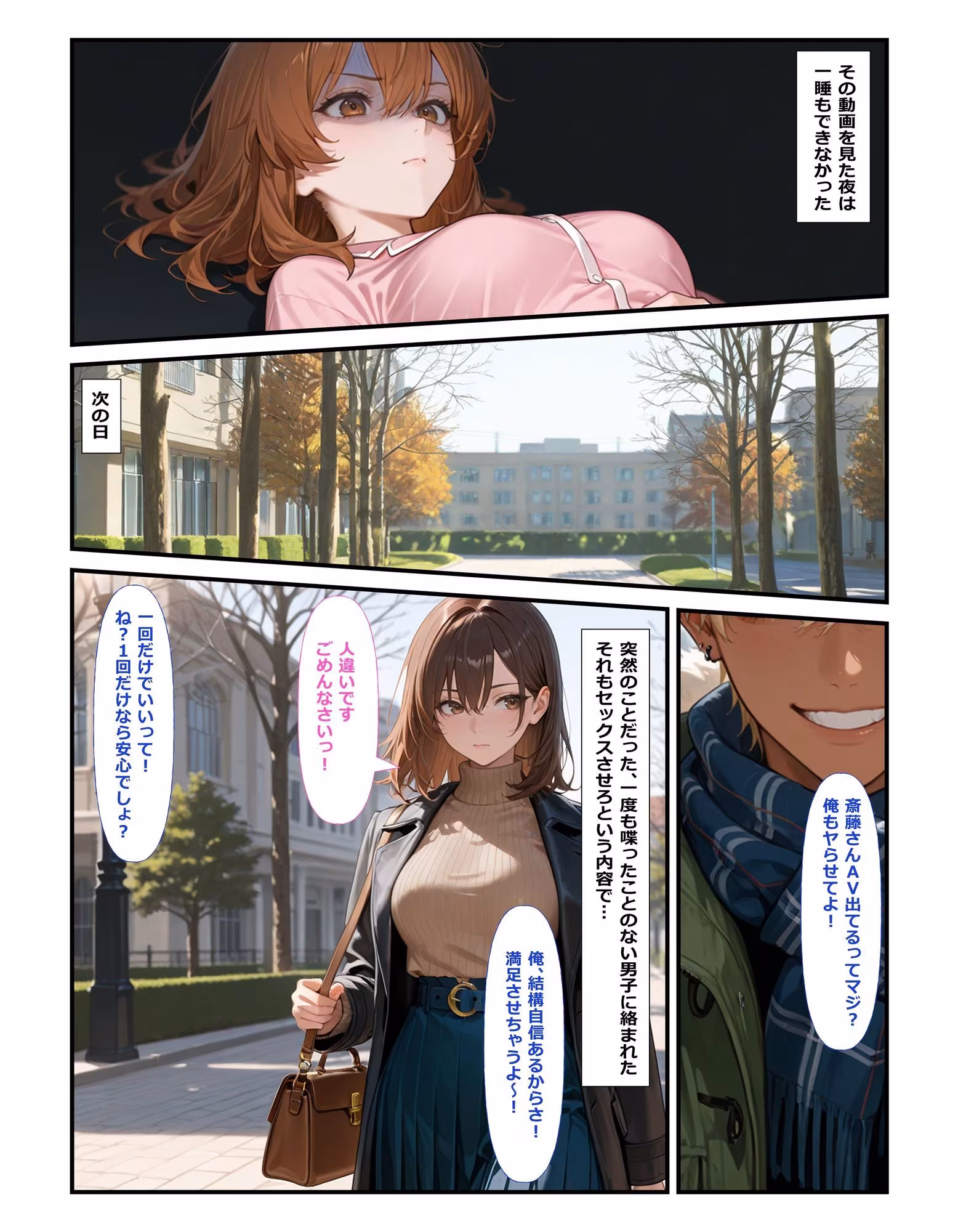 もう一人の私がAVに出ていたせいで  ビッチ扱いされて妊娠までしちゃいました