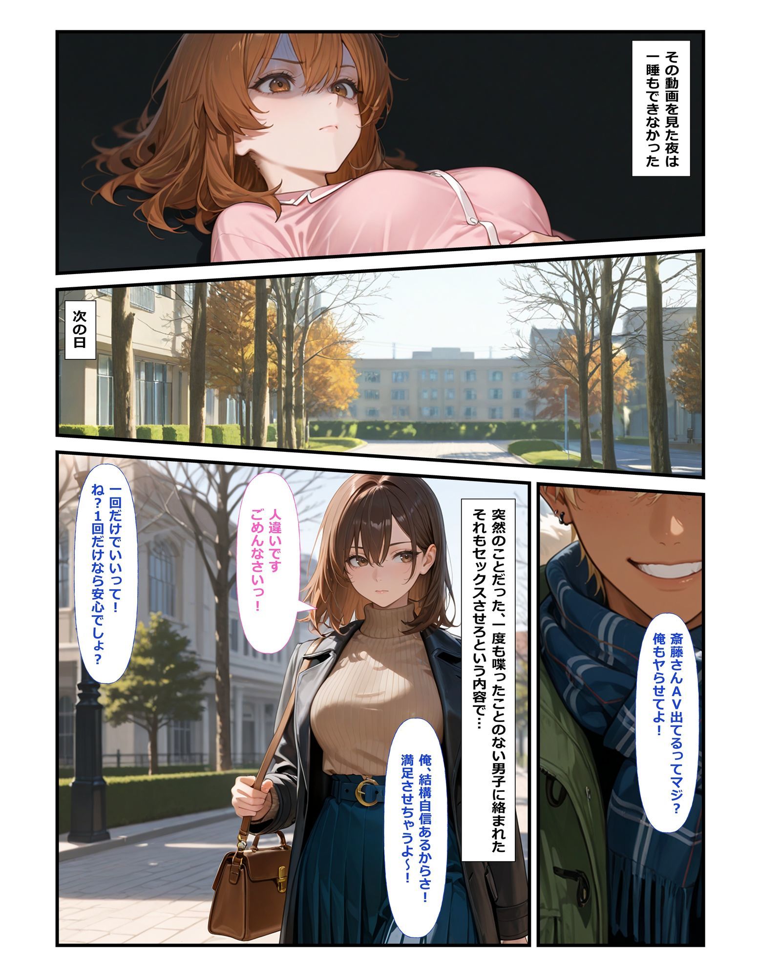 もう一人の私がAVに出ていたせいで  ビッチ扱いされて妊娠までしちゃいました