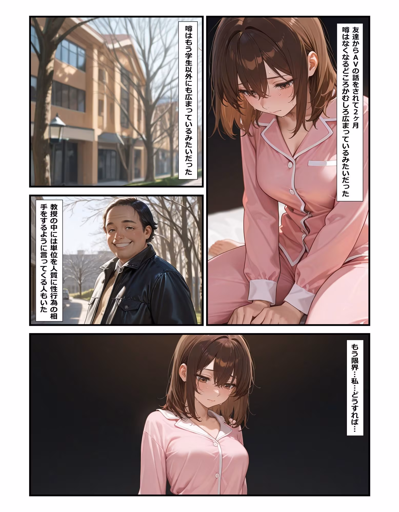 もう一人の私がAVに出ていたせいで  ビッチ扱いされて妊娠までしちゃいました