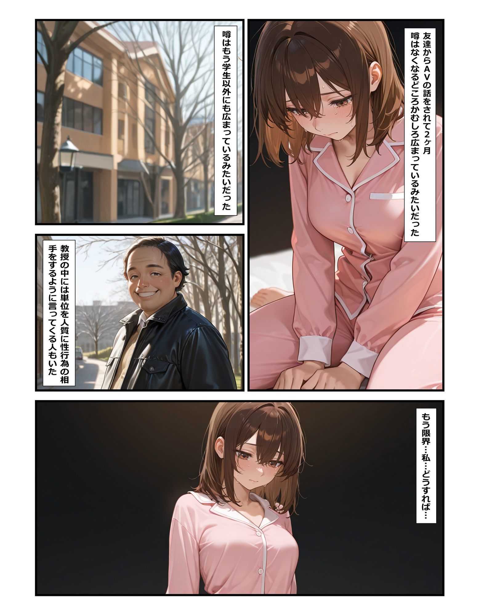 もう一人の私がAVに出ていたせいで  ビッチ扱いされて妊娠までしちゃいました