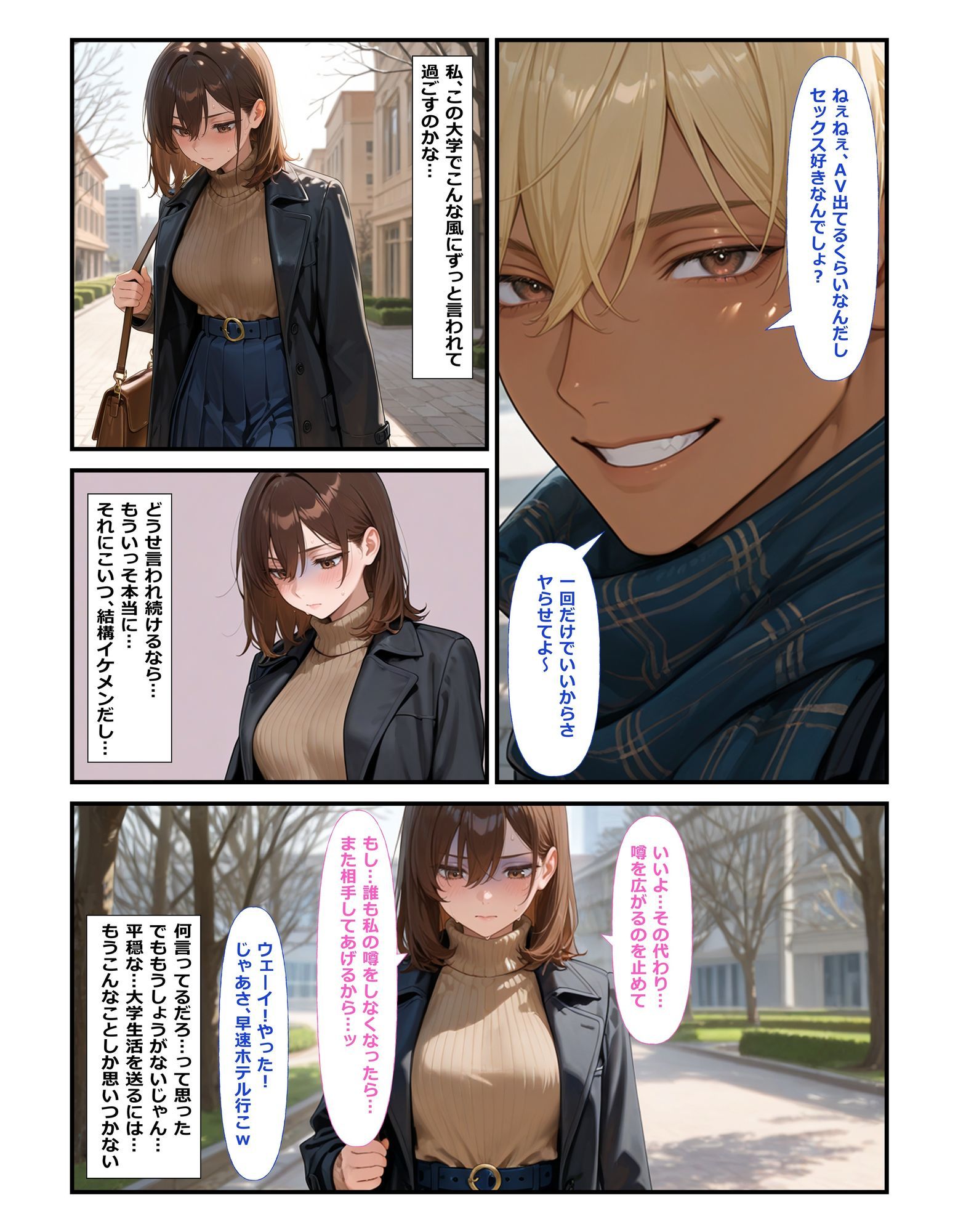 もう一人の私がAVに出ていたせいで  ビッチ扱いされて妊娠までしちゃいました