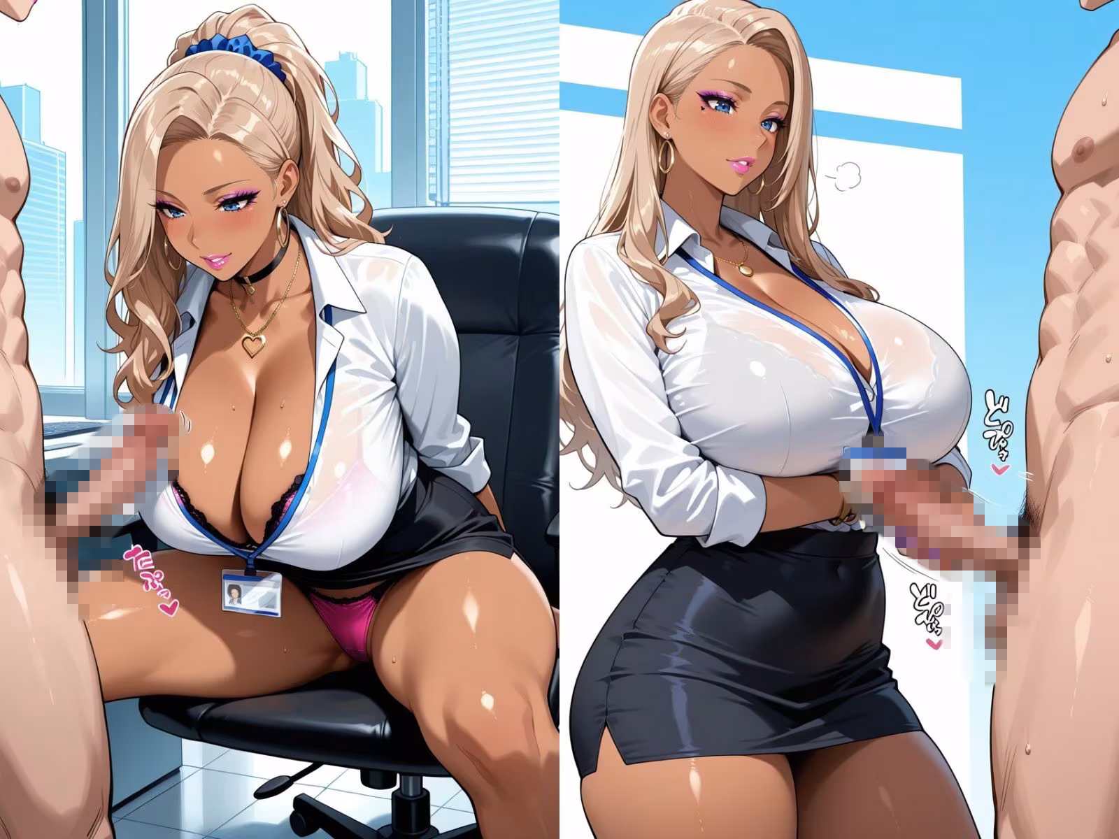 CFNM チ〇コをガン見するギャルたち-2
