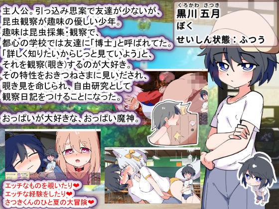 おきつねさまとおねショタ夏日記W――ダブルお姉ちゃんとひみつののぞき穴