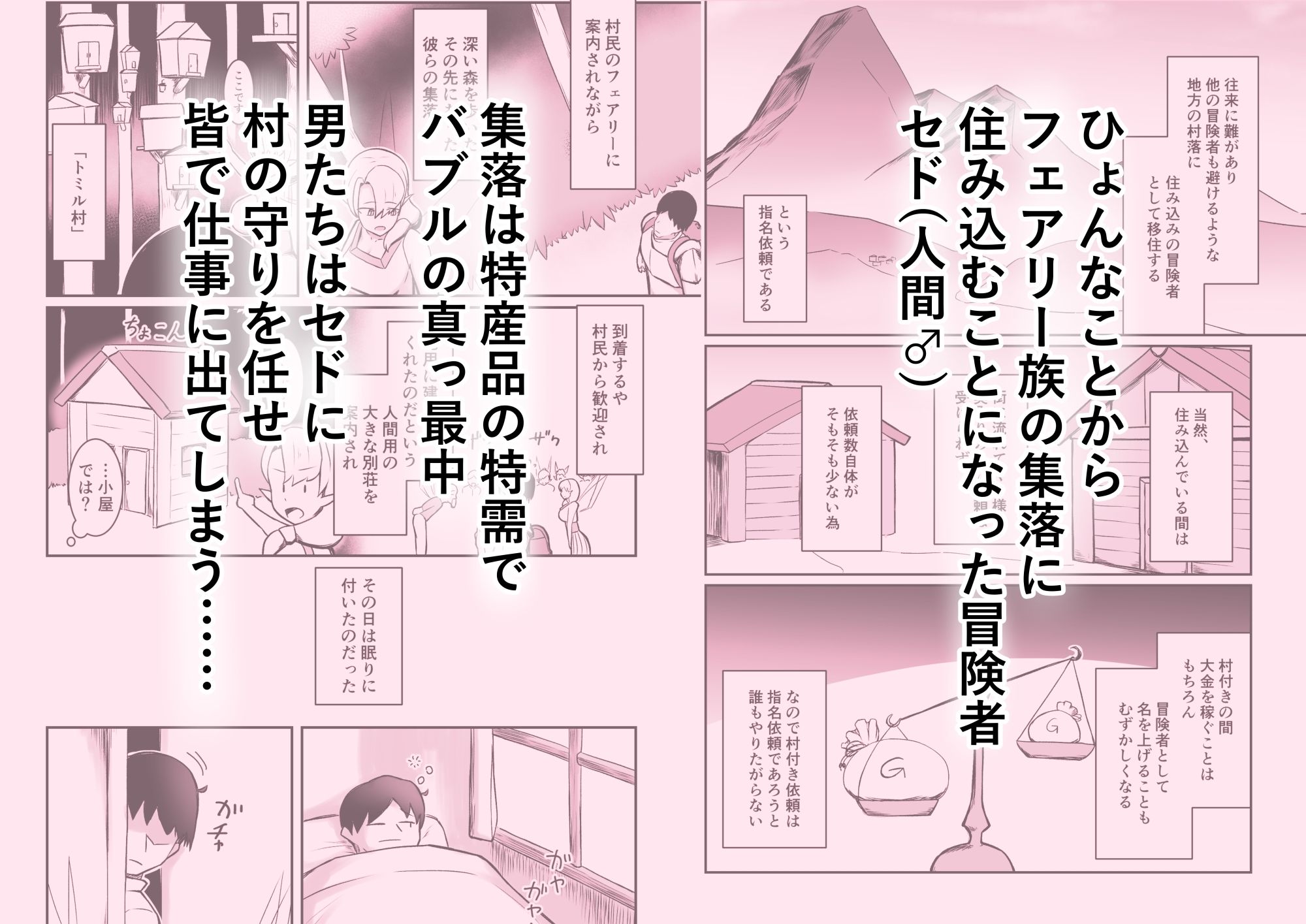 妖精村の冒険者