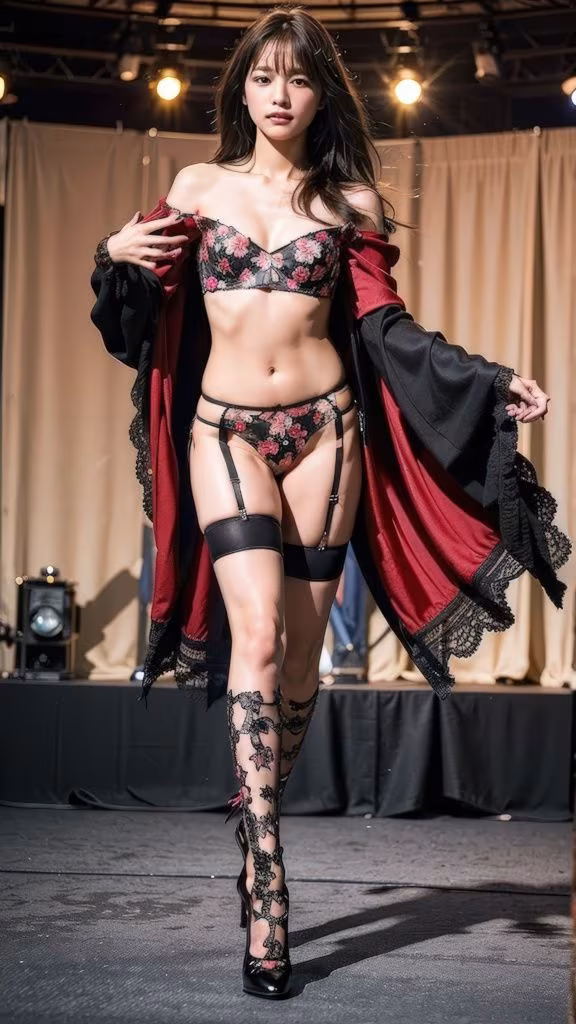 【AI実写】誰かに似ている？ 【実写風AIセクシーランジェリー（トップレス有り）】Vol.1