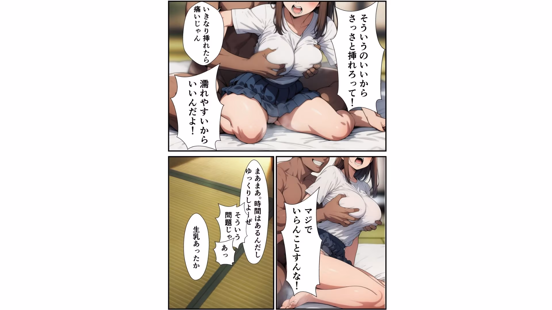 生意気なJKが弱みを握られSEXにもちこまれる話