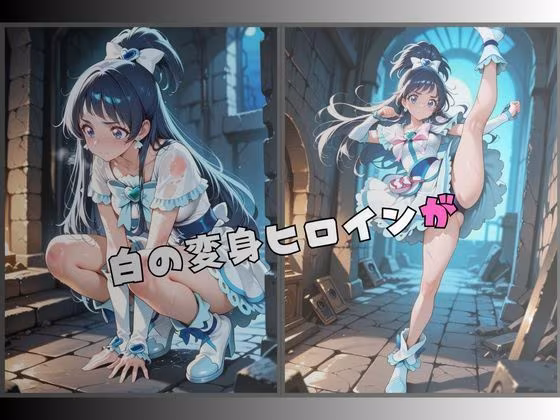【R-18】拘束された白の変身ヒロイン