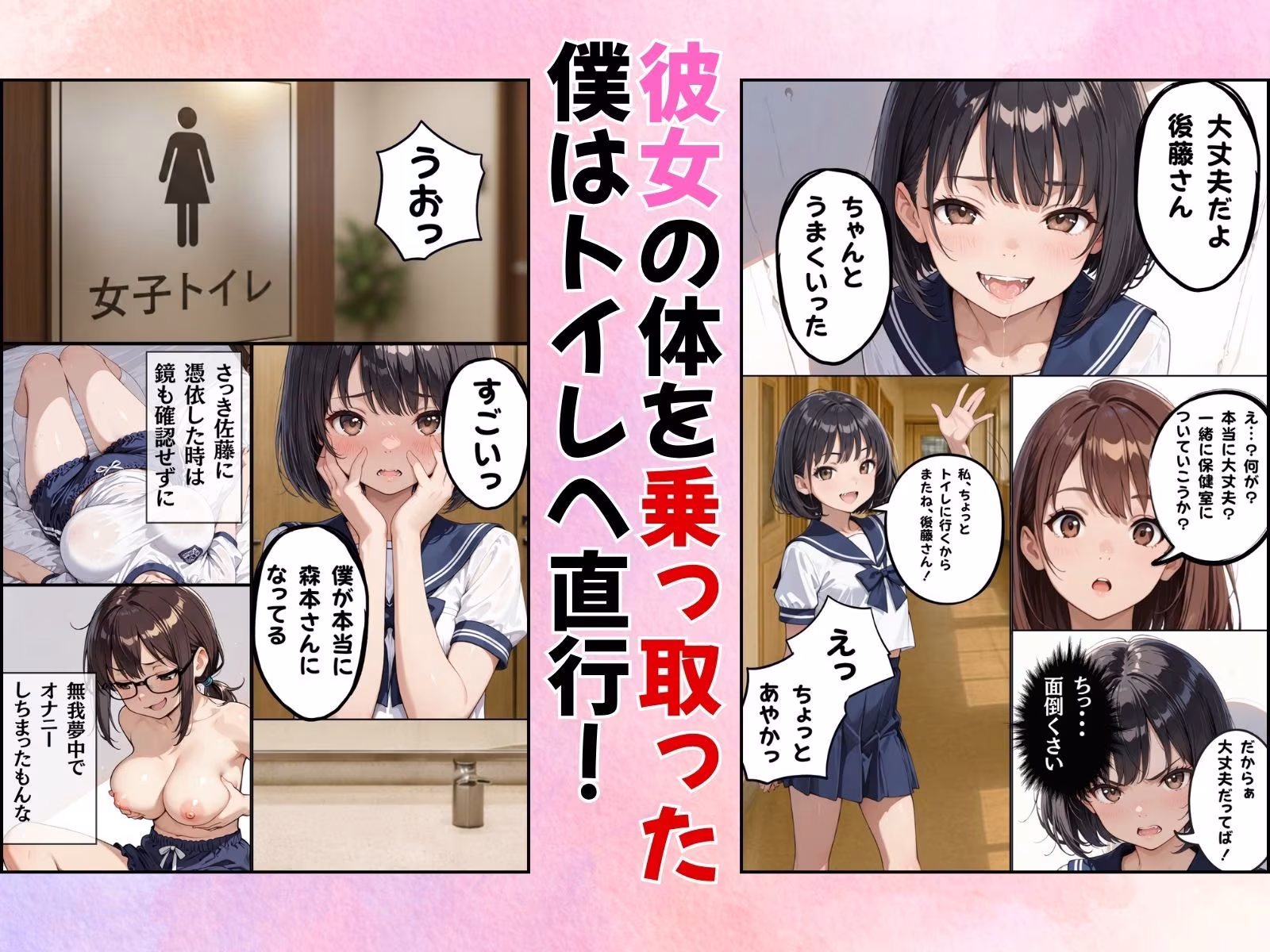クラスのアイドルに憑依してむちゃくちゃオナニー＆セックスした話