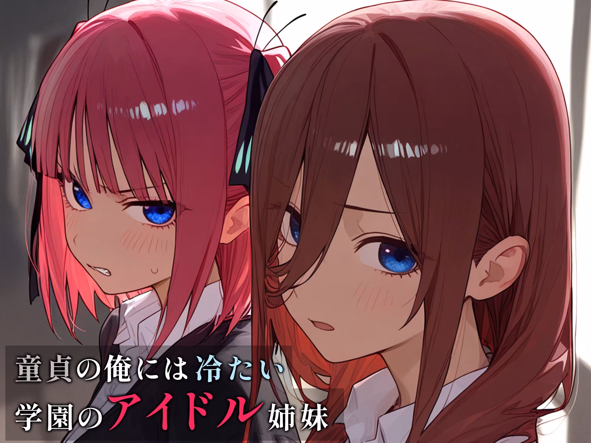 学園のアイドル姉妹が童貞の俺に冷たいので、わからせ生中出しした結果...美少女JK姉妹とオナホ青春堪能できた話【二乃・三玖ver】