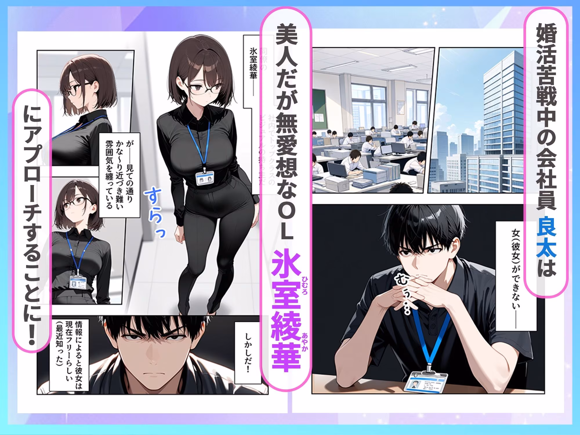職場のクールOLと孕ませセックスで結ばれた話