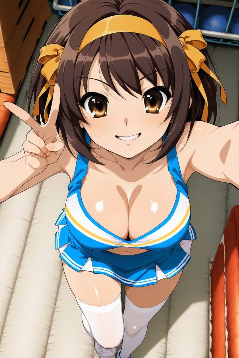ち〇ぽに勝てなかった女たち〜涼〇ハ〇ヒ、チアコス中出し地獄編