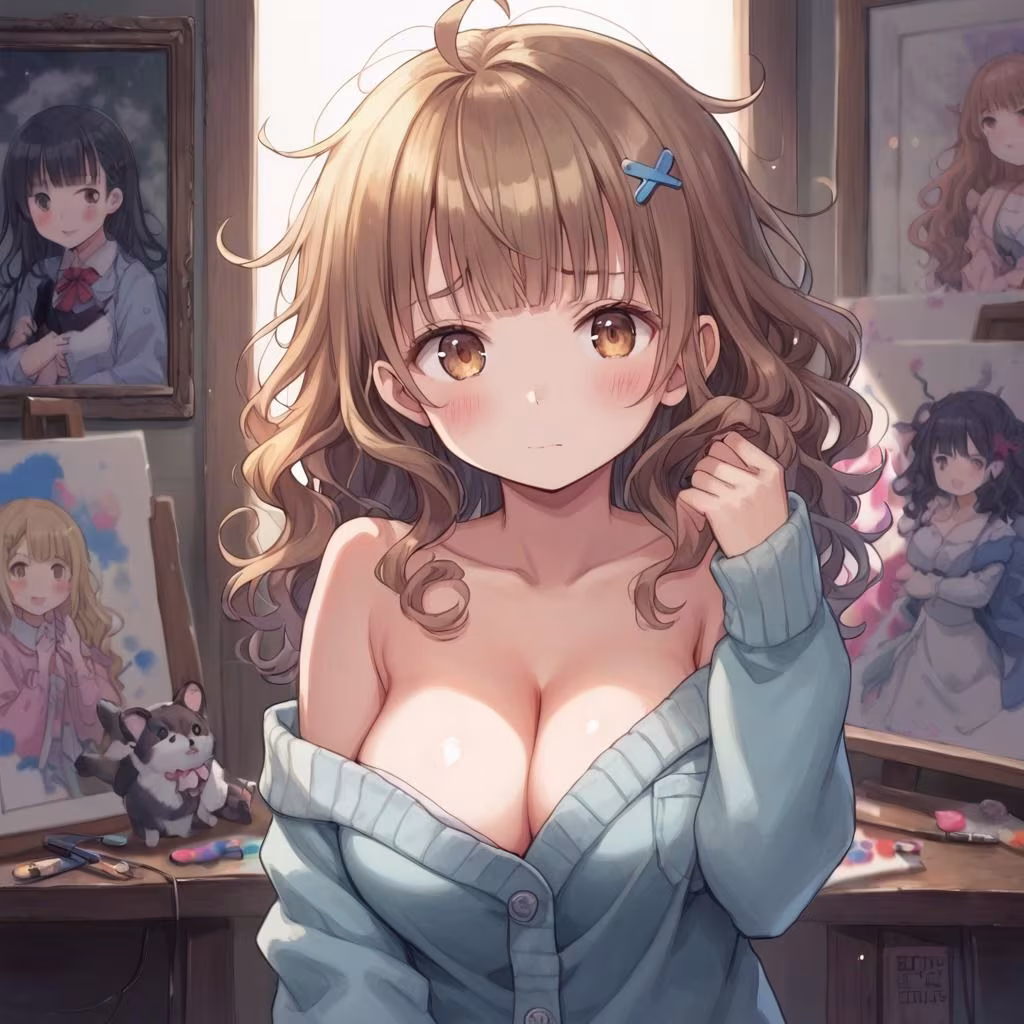 【導入肉声動画ボイス有】空腹の貧乏絵師みことの必死なおねだり〜パン代のために恥ずかしい格好しちゃうかも〜