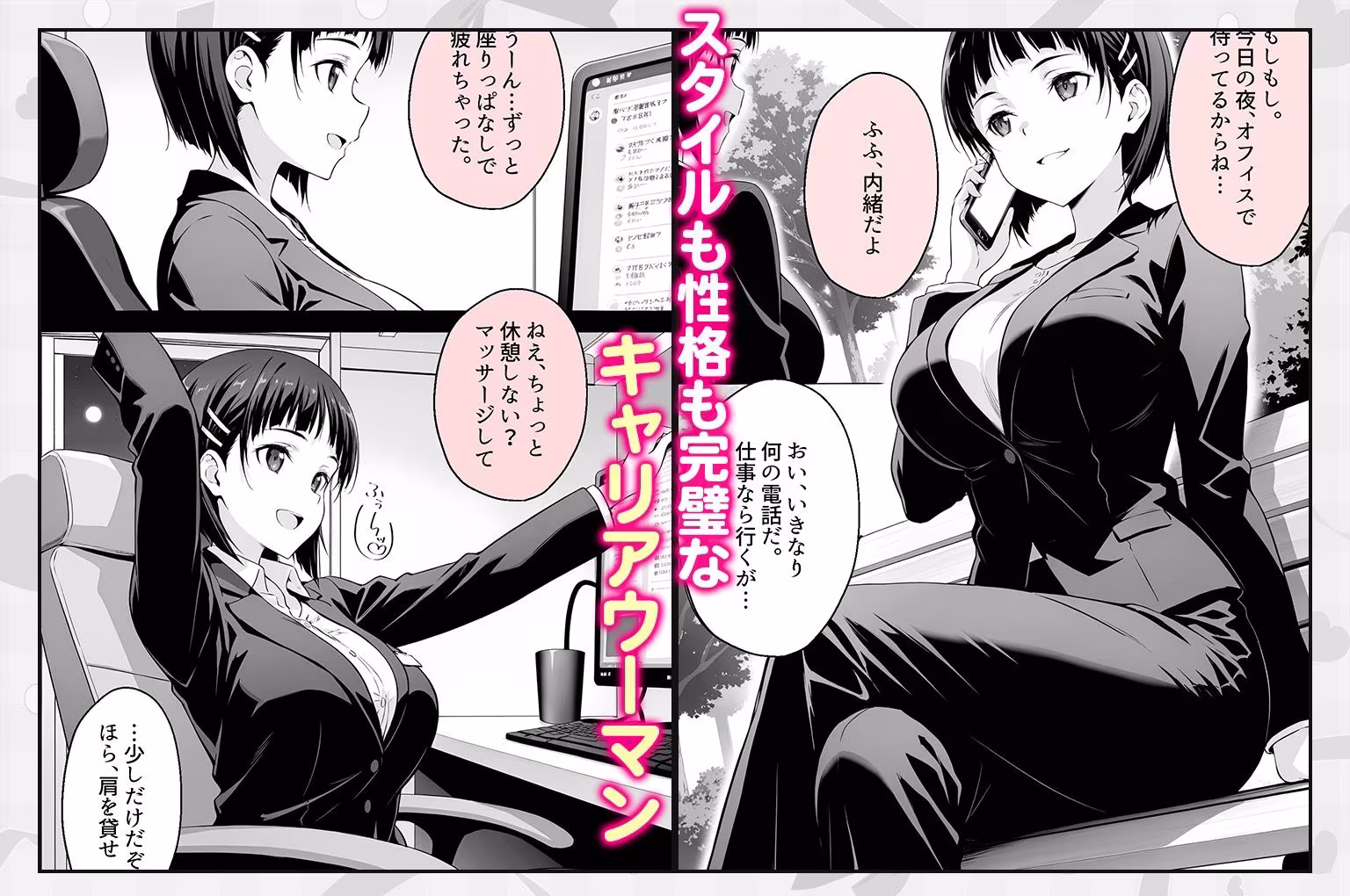 上司と僕の秘密の業務〜誰もいないオフィスで禁断の行為をするア直葉さん