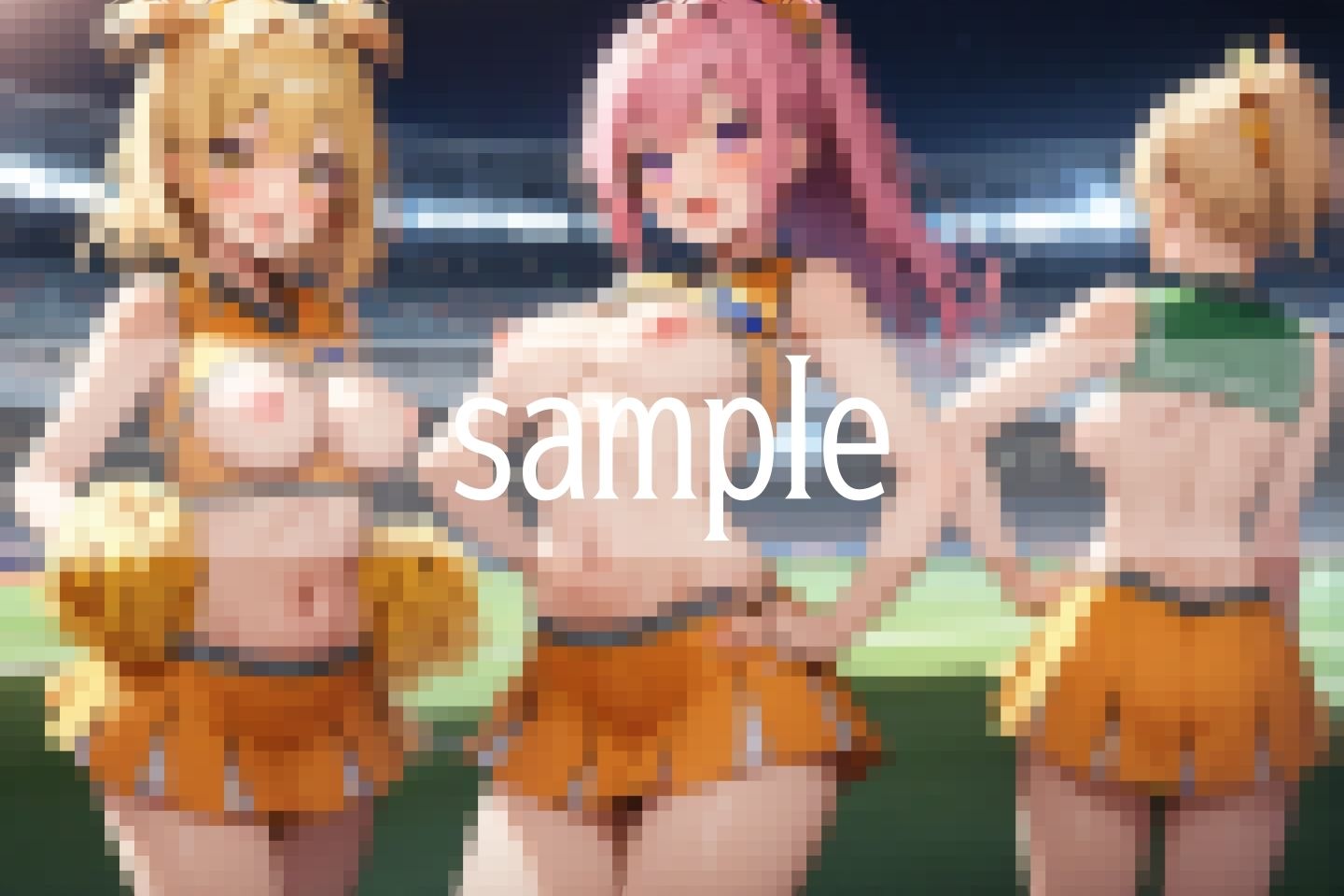 応援...勇気あれば...おっぱいも出せるよ！