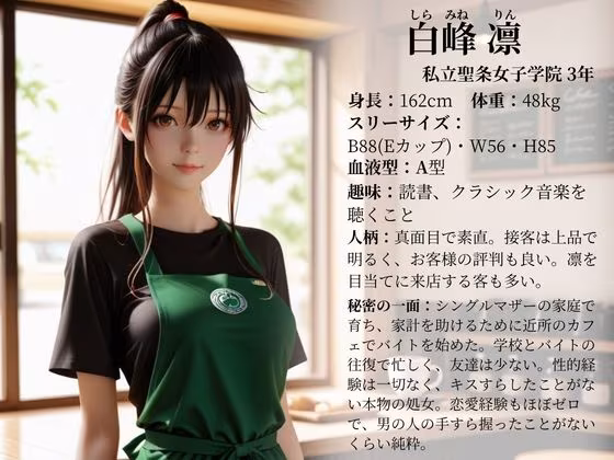 透視メガネと催◯アプリでカフェバイト清楚系女子校生を孕ませ調教した話