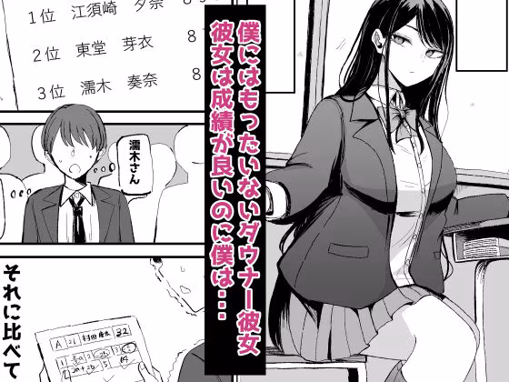 抜いてくれるダウナーちゃん テスト明けのエッチが最高すぎた編