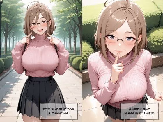 パパ活OLが温泉お泊りデートで欲情爆発してしまった件 はじめからスイッチビンビン！だかしかし…