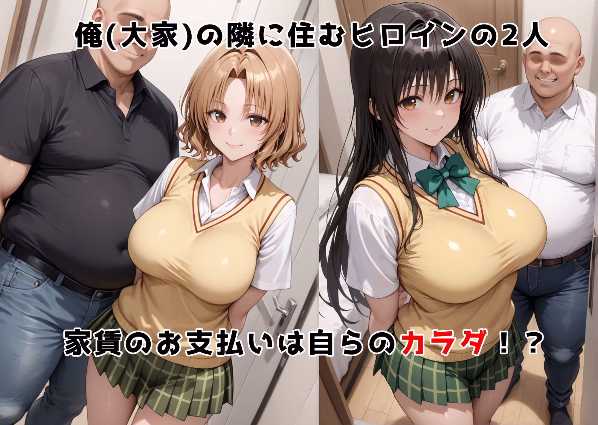 チン体奉仕契約〜大家への家賃は私達のカラダ〜籾〇里紗・古〇川唯