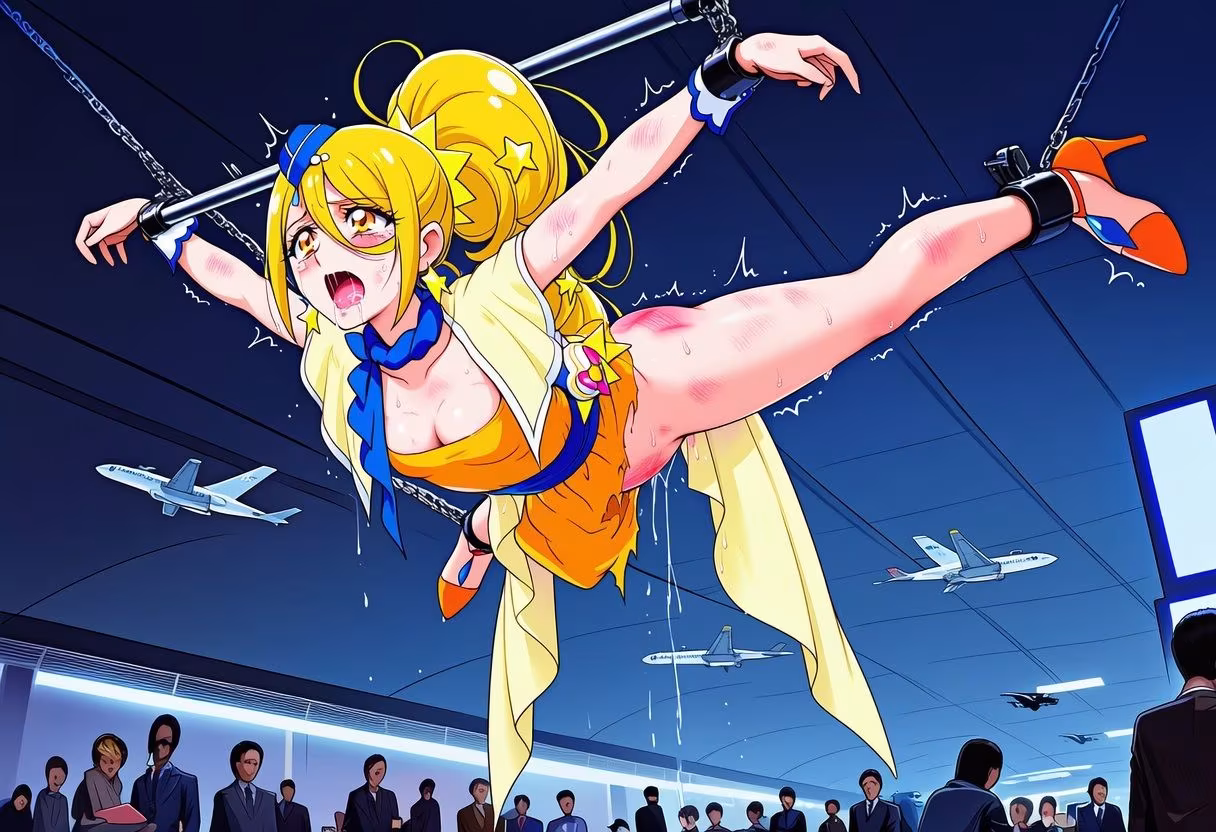 キュ〇・マ〇ェリ・ア〇ール・エ〇ワール  緊縛・拘束CG集