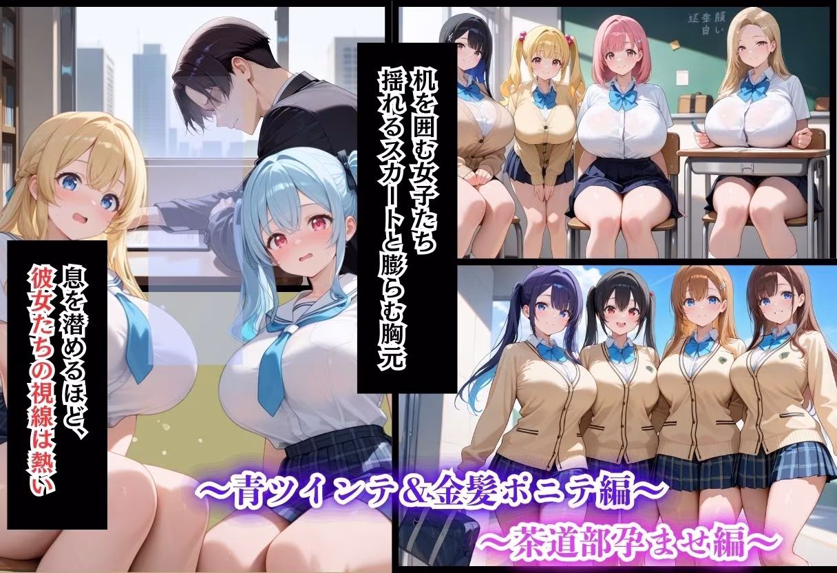 間違って女子校に入学したらムチムチ女子校生に毎日中出しを要求される学園生活〜総集編03〜
