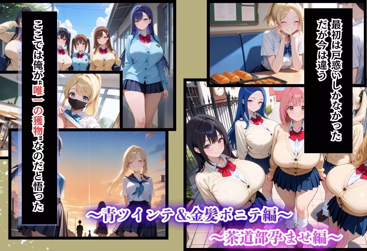 間違って女子校に入学したらムチムチ女子校生に毎日中出しを要求される学園生活〜総集編03〜