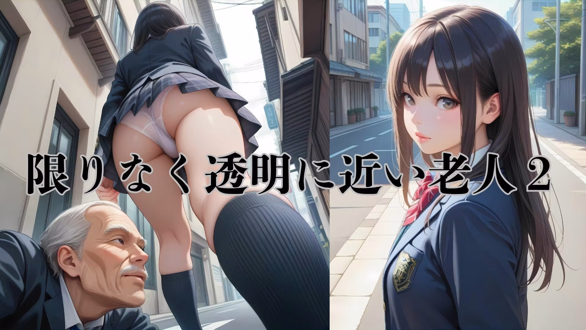 AIイラストストーリー『限りなく透明に近い老人2』
