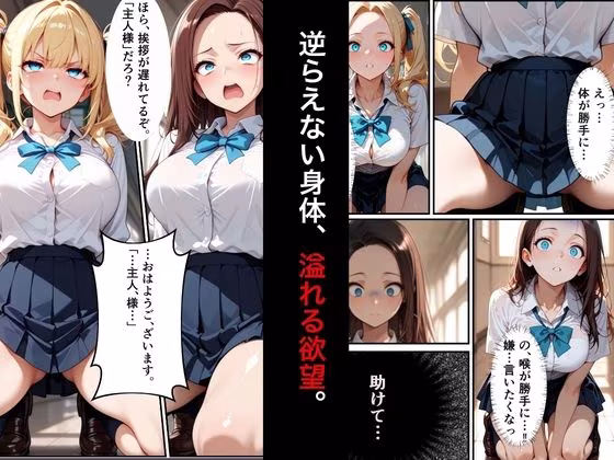 【漫画52ページ＋CG集】校則改変アプリ〜ゴミ扱いしてた俺の肉棒で女王たちがメス堕ち