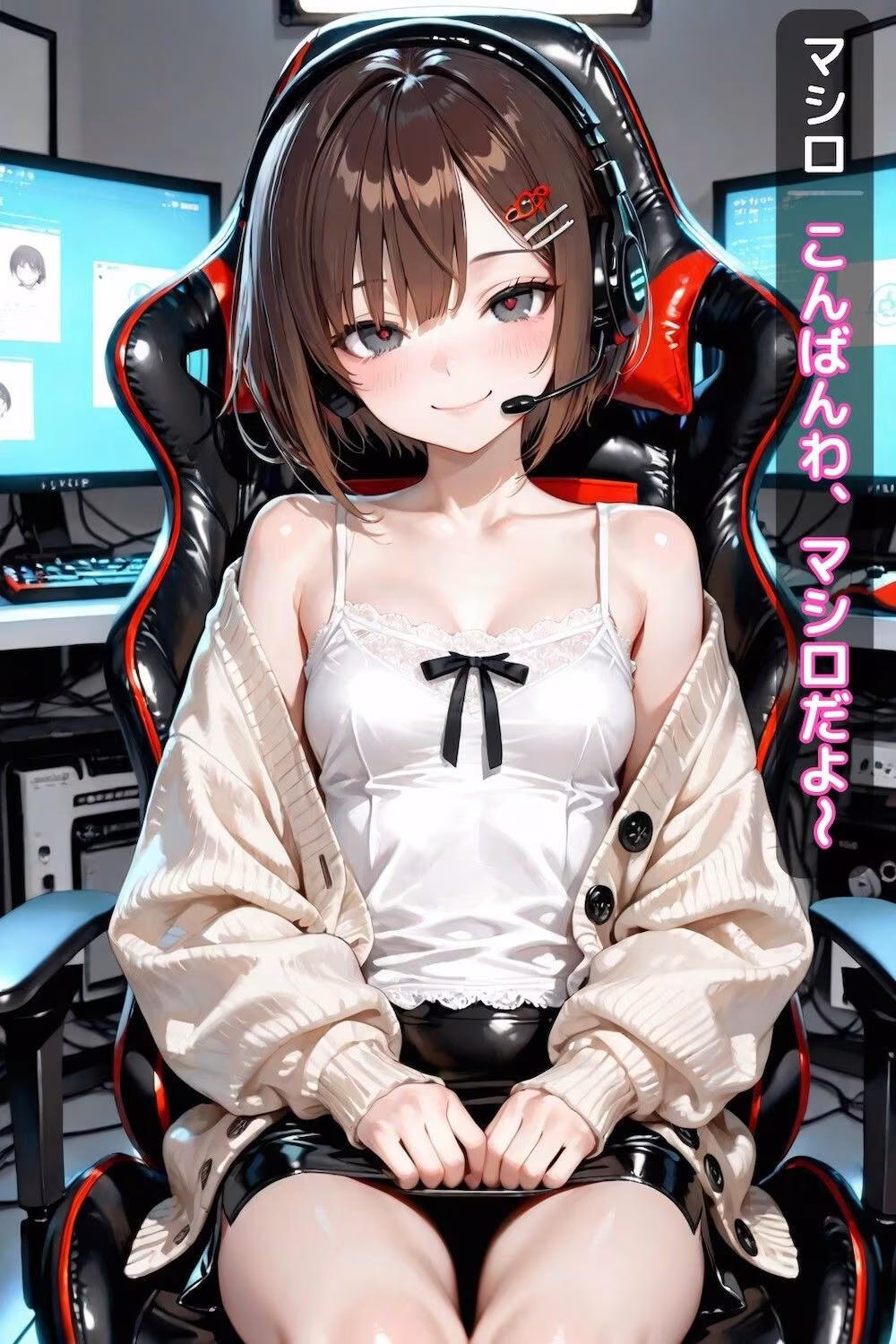 綾瀬真白のV配信で公開するね（3話パック）【地下アイドル】【枕営業】【魔法のオナホ】【CDZ】